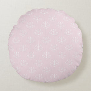Modern Abstract Texture Round Cushion