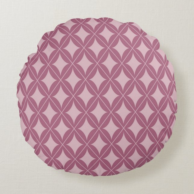Modern Abstract Texture Round Cushion (Front)