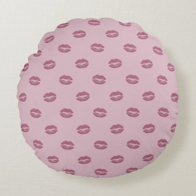Modern Abstract Texture Round Cushion (Front)