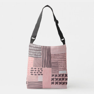 Modern abstract: vintage seamless texture. crossbody bag