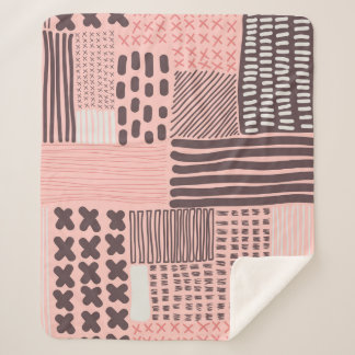 Modern abstract: vintage seamless texture. sherpa blanket