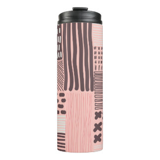 Modern abstract: vintage seamless texture. thermal tumbler