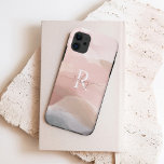 Modern Abstract Watercolor Custom Name Monogram Case-Mate iPhone Case<br><div class="desc">Add a stylish look to your phone with our modern & stylish abstract watercolor design with a simple personalised name & monogram. Original artwork by Moodthology Papery.</div>