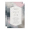 MODERN ABSTRACT WEDDING INVITATION (NAVY/BLUSH)