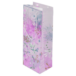 Modern Abstract Wine Gift Bag