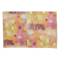 Modern Abstract Yellow Watercolor Art