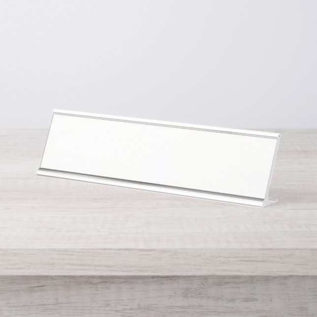 Modern Academic Lifestyle Design Desk Name Plate (Front)