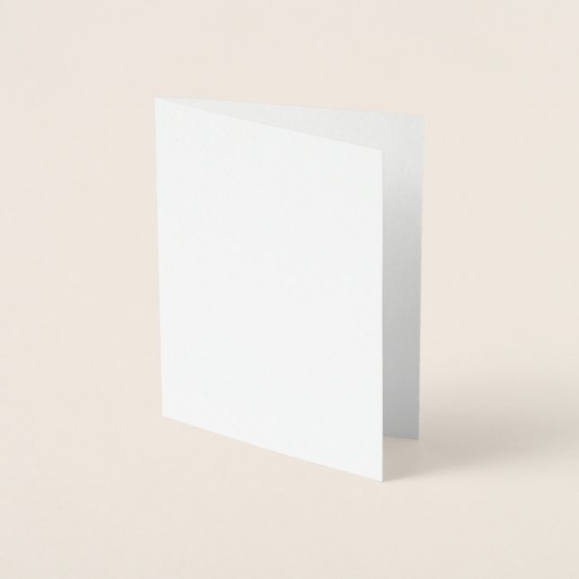 Modern Academic Lifestyle Design Foil Card (Front)
