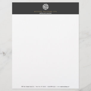 Modern Accountant, Accounting Letterhead