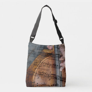Modern acoustic guitar crossbody bag