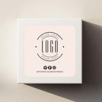 Modern add your logo small business social media