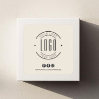 Modern add your logo small business social media