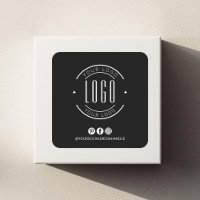 Modern add your logo small business social media