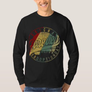 Modern Adoption Day Announcement Gotcha Forever Ad T-Shirt