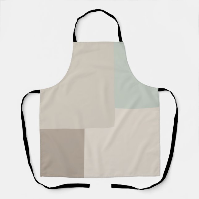 Modern Aesthetic Abstract Colour Block Apron (Front)