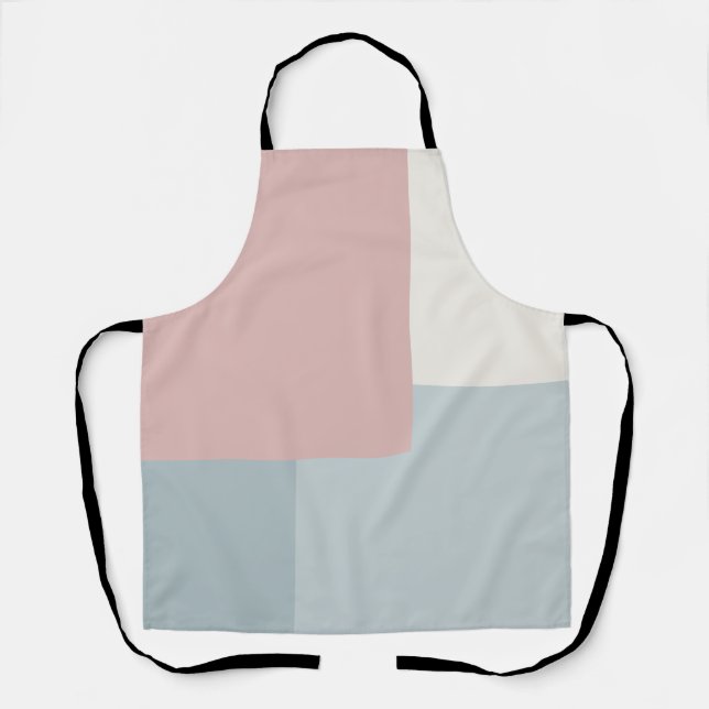 Modern Aesthetic Abstract Colour Block Apron (Front)