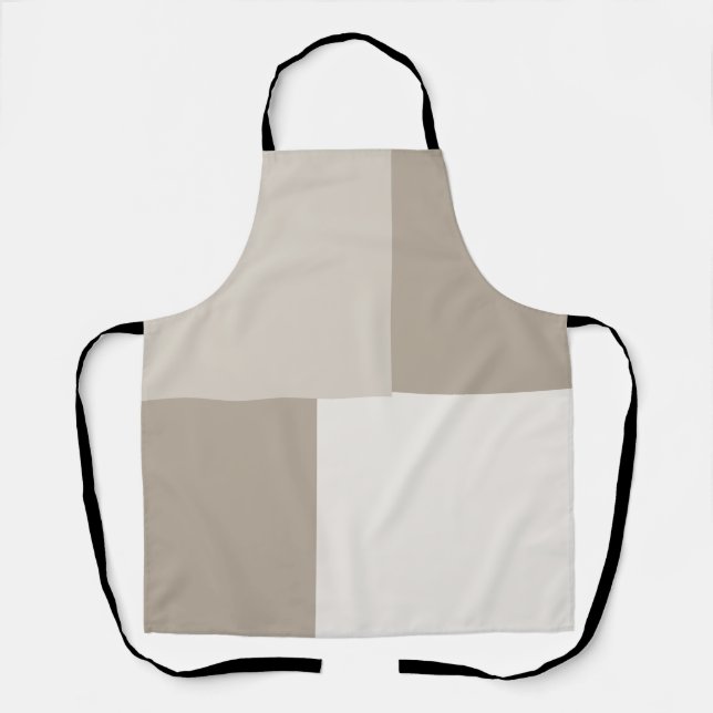 Modern Aesthetic Abstract Colour Block Apron (Front)