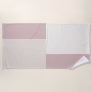 Modern Aesthetic Abstract Colour Block Beach Towel