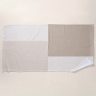 Modern Aesthetic Abstract Colour Block Beach Towel