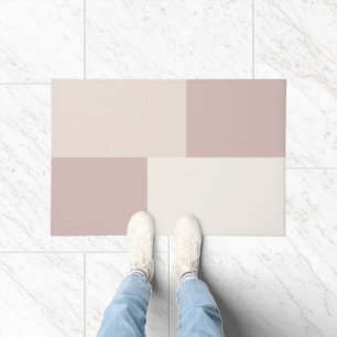 Modern Aesthetic Abstract Colour Block Door Mat