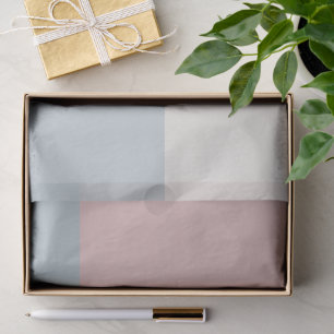 Modern Aesthetic Abstract Colour Block Pillow Tissue Paper