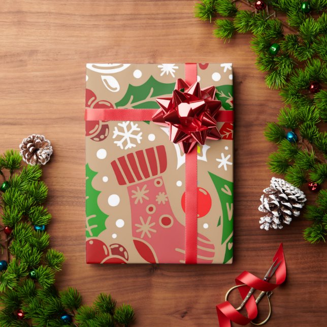 Modern Aesthetic Design  Wrapping Paper (Holiday Gift)