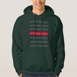 Modern Aesthetic "GOOD VIBES ONLY" Hoodie