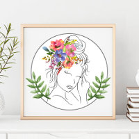 Modern Aesthetician Stylist Spa Elegant Chic Flora