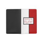 Modern Affirmation Quote Colour Block Red Black