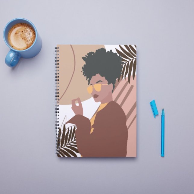  Modern African American Woman Boho Art Planner (Creator Uploaded)