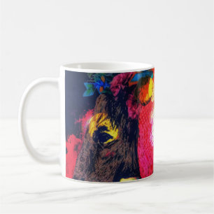 Modern African Elephant Pop Art Contemporary Coffee Mug
