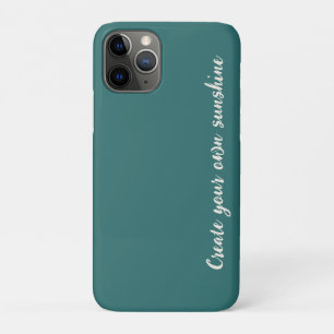 Modern Alexandrite Teal Geometric Monogram Case-Mate iPhone Case