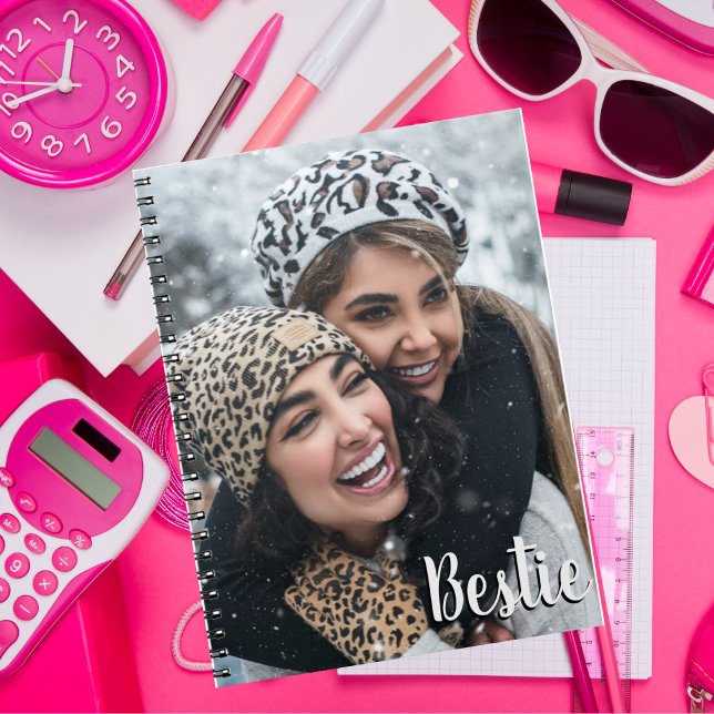 Modern All Over Photo Bestie Notebook (Creator Uploaded)