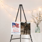  Modern American Flag Army Retirement Welcome Sign