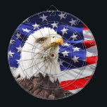 Modern American Flag Family Party Dartboard<br><div class="desc">Modern American Flag Family Party Dart Board for a perfect independence day. Please contact me if you need help or matching items.</div>