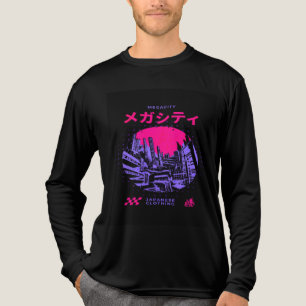 Modern and Aesthetic Anime Style T-Shirt Tri-Blend Shirt