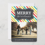 Modern and Bright Chalkboard Christmas Photo Cards<br><div class="desc">Modern and Colourful Chalkboard Holiday Photo Cards - Created by Colourful Designs Inc. All text can be modified! All designs are protected under Copyright 2008-2013.</div>