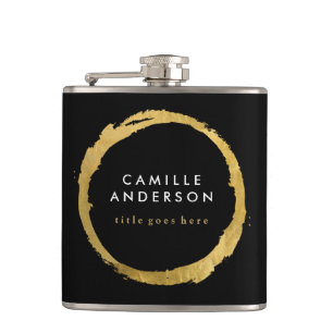 Modern and Chic Personalised Flask