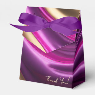 Modern and Chic-Purple Pink and Gold- Favour Box