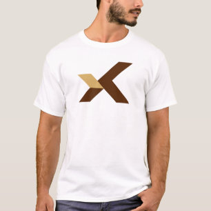 Modern and Classic Letter X Monogram T-Shirt
