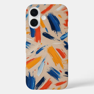 Modern and Colorful Painterly iPhone 16 Case