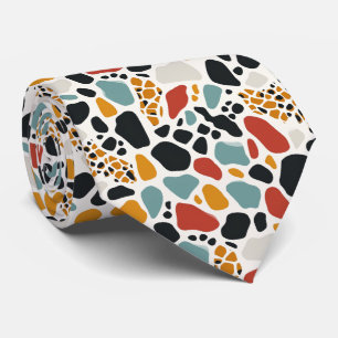 Modern and Colourful Animal Print Tie