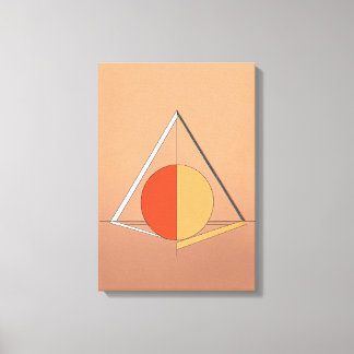 Modern and Creative Art Logo Design Canvas Print