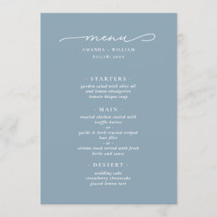 Modern and Elegant Menu