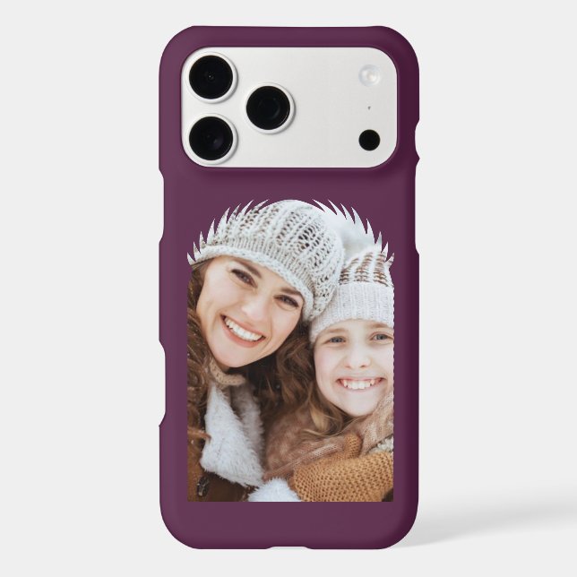 Modern and Elegant Photo Frame iPhone 17 Pro Case. (Back)