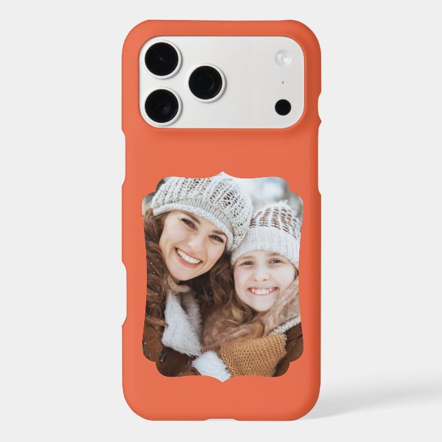 Modern and Elegant Photo Frame iPhone 17 Pro Case. (Back)