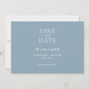 Modern and Elegant Simple Save the Date Invitation