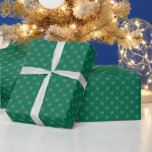 Modern and Fun Green Stars Christmas Wrapping Paper<br><div class="desc">Introducing our Modern Christmas Wrapping Paper featuring a Super Cute Green Background adorned with a Pretty Modern Green Stars Pattern! Elevate your holiday gifting experience with this delightful wrapping paper that captures the essence of the festive season. The Super Cute Green Christmas Background sets the stage for a joyful and...</div>