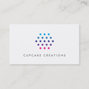 Modern and Minimal Colour Dots Logo Business Card