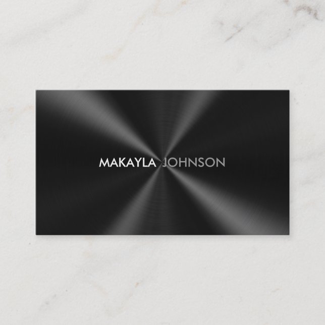 Modern and Minimal Professional Business Card (Front)